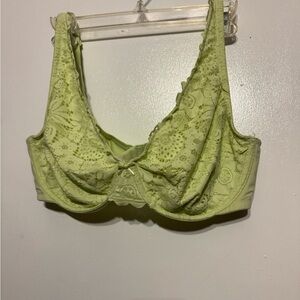 Cacique Soft Lace Lime Green BrA NWOT